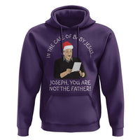 Funny Christmas Jesus Paternity Test Hoodie Joseph You Are Not the Father Holiday Humor - Wonder Print Shop