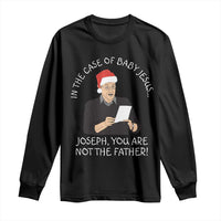 Funny Christmas Jesus Paternity Test Long Sleeve Shirt Joseph You Are Not the Father Holiday Humor - Wonder Print Shop