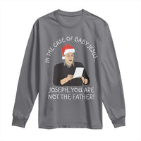 Funny Christmas Jesus Paternity Test Long Sleeve Shirt Joseph You Are Not the Father Holiday Humor - Wonder Print Shop