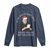 Funny Christmas Jesus Paternity Test Long Sleeve Shirt Joseph You Are Not the Father Holiday Humor - Wonder Print Shop
