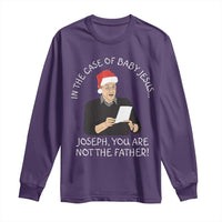Funny Christmas Jesus Paternity Test Long Sleeve Shirt Joseph You Are Not the Father Holiday Humor - Wonder Print Shop