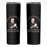 Funny Christmas Jesus Paternity Test Skinny Tumbler Joseph You Are Not the Father Holiday Humor - Wonder Print Shop