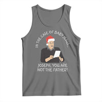 Funny Christmas Jesus Paternity Test Tank Top Joseph You Are Not the Father Holiday Humor - Wonder Print Shop