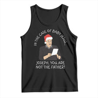 Funny Christmas Jesus Paternity Test Tank Top Joseph You Are Not the Father Holiday Humor - Wonder Print Shop