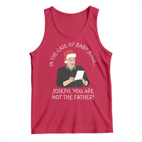 Funny Christmas Jesus Paternity Test Tank Top Joseph You Are Not the Father Holiday Humor - Wonder Print Shop