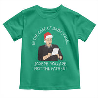 Funny Christmas Jesus Paternity Test Toddler T Shirt Joseph You Are Not the Father Holiday Humor - Wonder Print Shop
