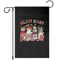 Funny Silent Night Nurse Christmas Garden Flag Festive Meds and Holiday Medical Humor - Wonder Print Shop
