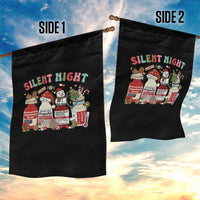 Funny Silent Night Nurse Christmas Garden Flag Festive Meds and Holiday Medical Humor - Wonder Print Shop