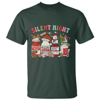Funny Silent Night Nurse Christmas T Shirt Festive Meds and Holiday Medical Humor - Wonder Print Shop