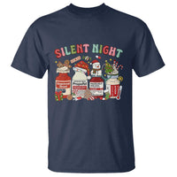 Funny Silent Night Nurse Christmas T Shirt Festive Meds and Holiday Medical Humor - Wonder Print Shop