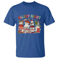 Funny Silent Night Nurse Christmas T Shirt Festive Meds and Holiday Medical Humor - Wonder Print Shop