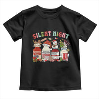 Funny Silent Night Nurse Christmas Toddler T Shirt Festive Meds and Holiday Medical Humor - Wonder Print Shop