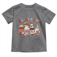 Funny Silent Night Nurse Christmas Toddler T Shirt Festive Meds and Holiday Medical Humor - Wonder Print Shop