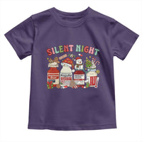 Funny Silent Night Nurse Christmas Toddler T Shirt Festive Meds and Holiday Medical Humor - Wonder Print Shop