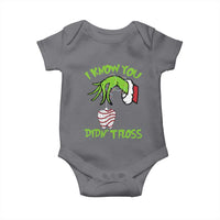 Funny Dental Christmas Baby Onesie I Know You Didnt Floss Dentist Holiday Humor - Wonder Print Shop