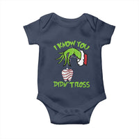 Funny Dental Christmas Baby Onesie I Know You Didnt Floss Dentist Holiday Humor - Wonder Print Shop