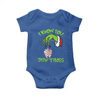 Funny Dental Christmas Baby Onesie I Know You Didnt Floss Dentist Holiday Humor - Wonder Print Shop