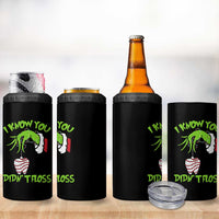 Funny Dental Christmas 4 in 1 Can Cooler Tumbler I Know You Didnt Floss Dentist Holiday Humor - undefined