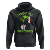 Funny Dental Christmas Hoodie I Know You Didnt Floss Dentist Holiday Humor - Wonder Print Shop