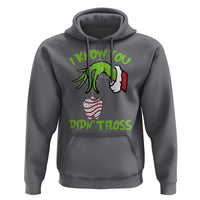 Funny Dental Christmas Hoodie I Know You Didnt Floss Dentist Holiday Humor - Wonder Print Shop