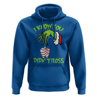 Funny Dental Christmas Hoodie I Know You Didnt Floss Dentist Holiday Humor - Wonder Print Shop