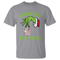 Funny Dental Christmas T Shirt I Know You Didnt Floss Dentist Holiday Humor - Wonder Print Shop