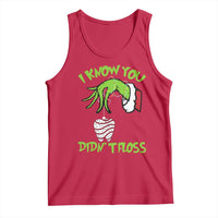 Funny Dental Christmas Tank Top I Know You Didnt Floss Dentist Holiday Humor - Wonder Print Shop