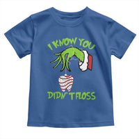 Funny Dental Christmas Toddler T Shirt I Know You Didnt Floss Dentist Holiday Humor - Wonder Print Shop