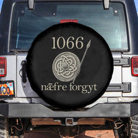 1066 Never Forget Spare Tire Cover Battle of Hastings Old English Anglo Saxon Warrior Medieval Shield - Wonder Print Shop