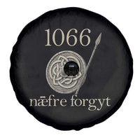 1066 Never Forget Spare Tire Cover Battle of Hastings Old English Anglo Saxon Warrior Medieval Shield - Wonder Print Shop