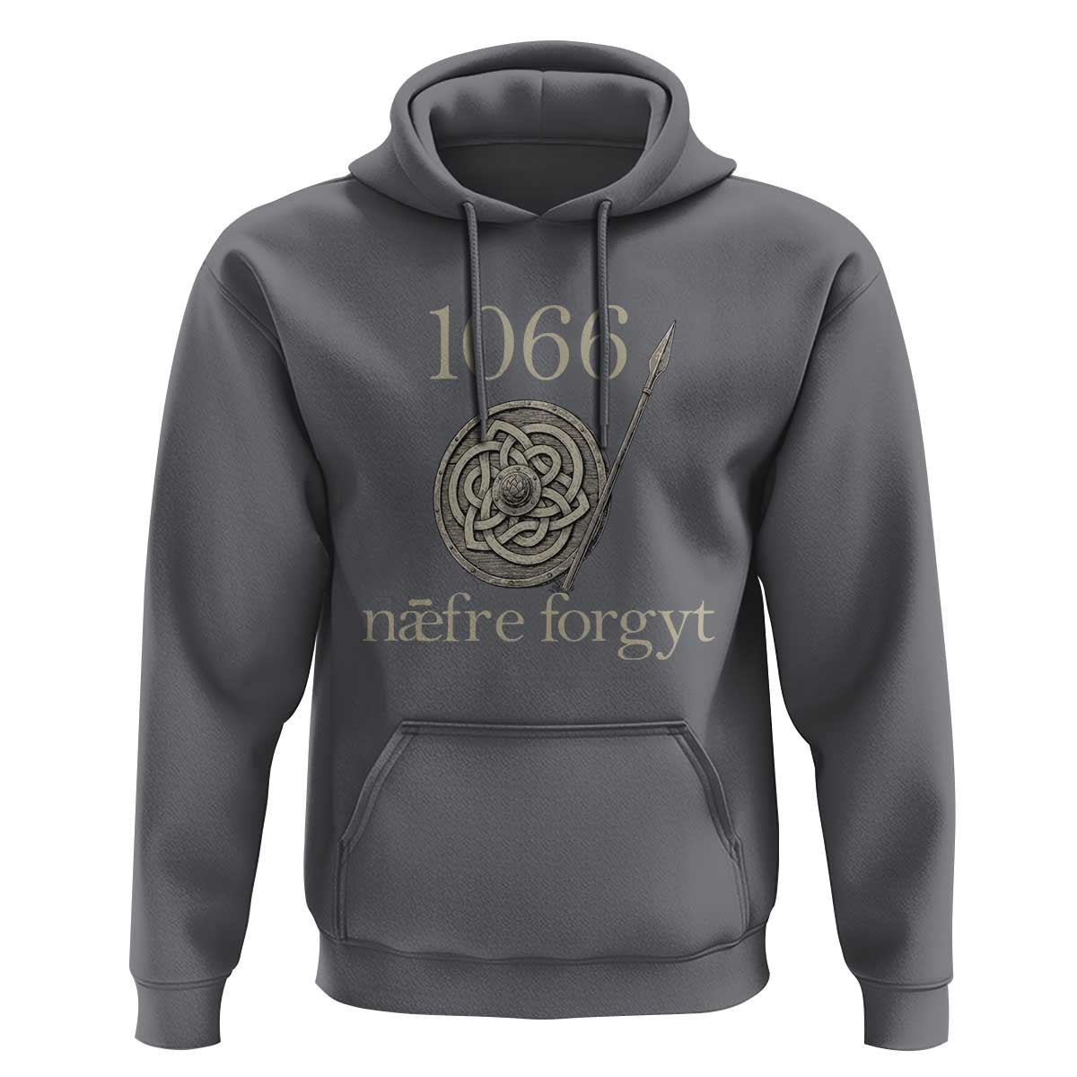 1066 Never Forget Hoodie Battle of Hastings Old English Anglo Saxon Warrior Medieval Shield - Wonder Print Shop