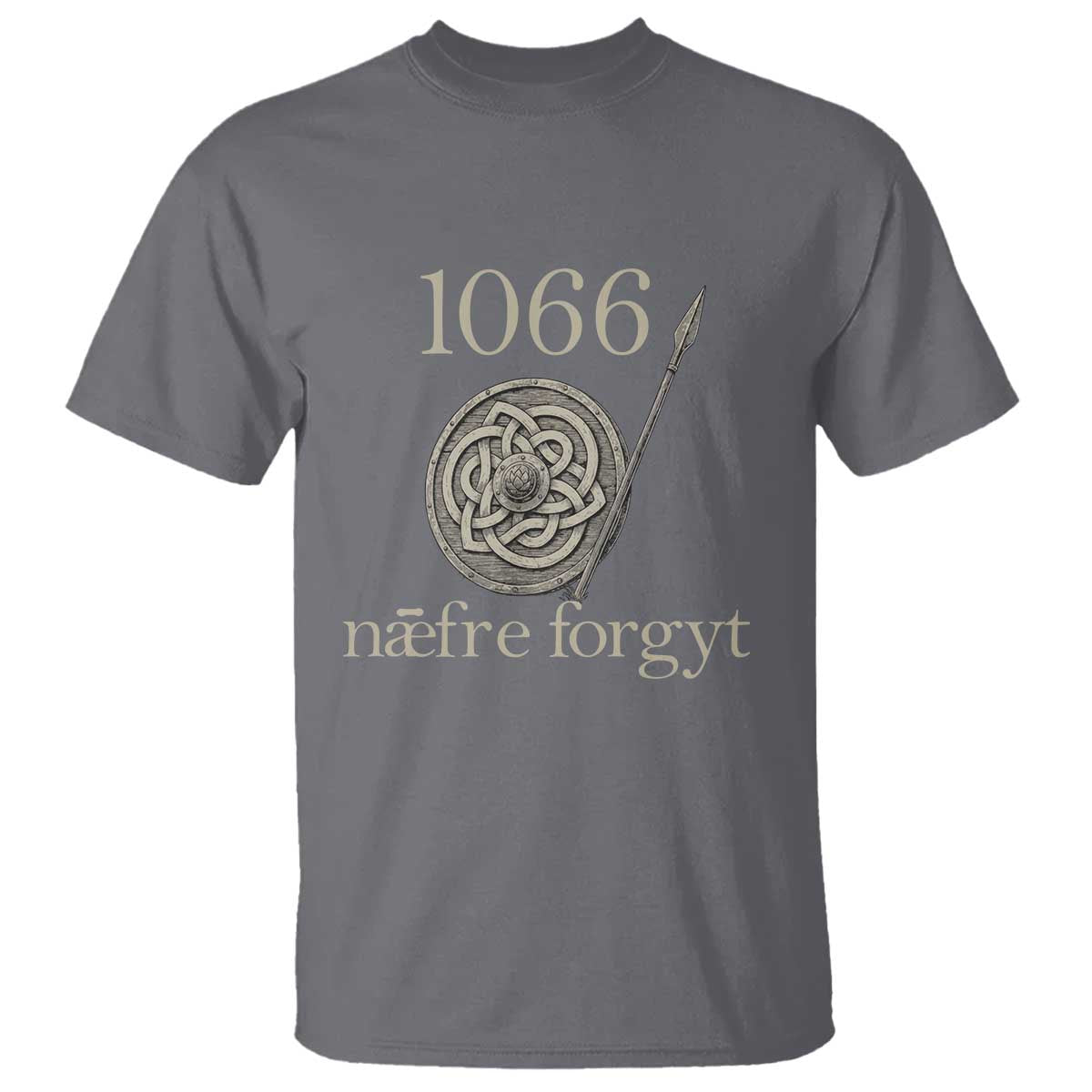 1066 Never Forget T Shirt Battle of Hastings Old English Anglo Saxon Warrior Medieval Shield - Wonder Print Shop