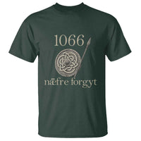 1066 Never Forget T Shirt Battle of Hastings Old English Anglo Saxon Warrior Medieval Shield - Wonder Print Shop
