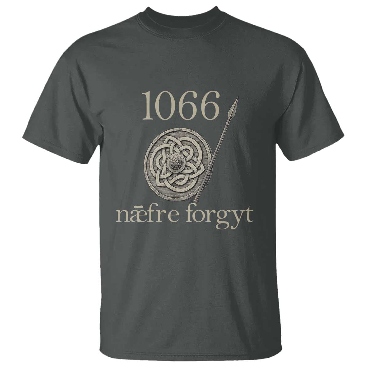 1066 Never Forget T Shirt Battle of Hastings Old English Anglo Saxon Warrior Medieval Shield - Wonder Print Shop