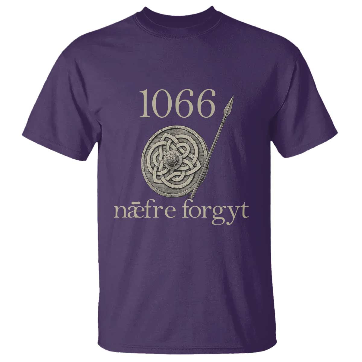 1066 Never Forget T Shirt Battle of Hastings Old English Anglo Saxon Warrior Medieval Shield - Wonder Print Shop