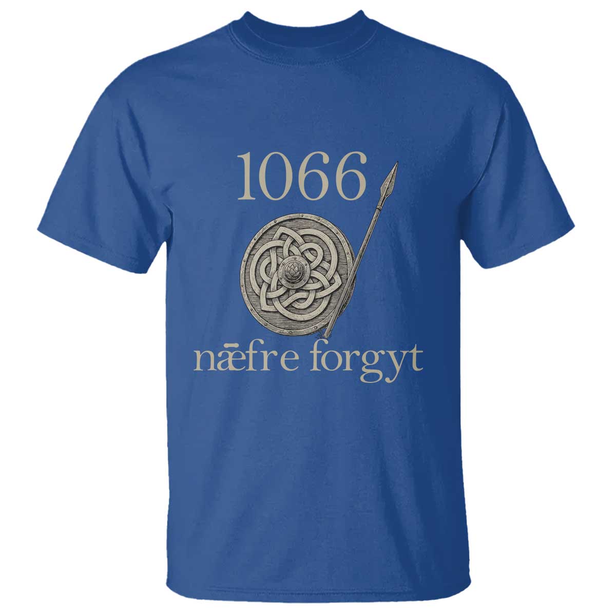 1066 Never Forget T Shirt Battle of Hastings Old English Anglo Saxon Warrior Medieval Shield - Wonder Print Shop