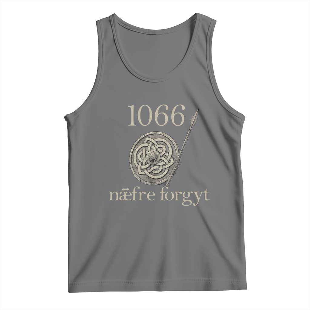 1066 Never Forget Tank Top Battle of Hastings Old English Anglo Saxon Warrior Medieval Shield - Wonder Print Shop