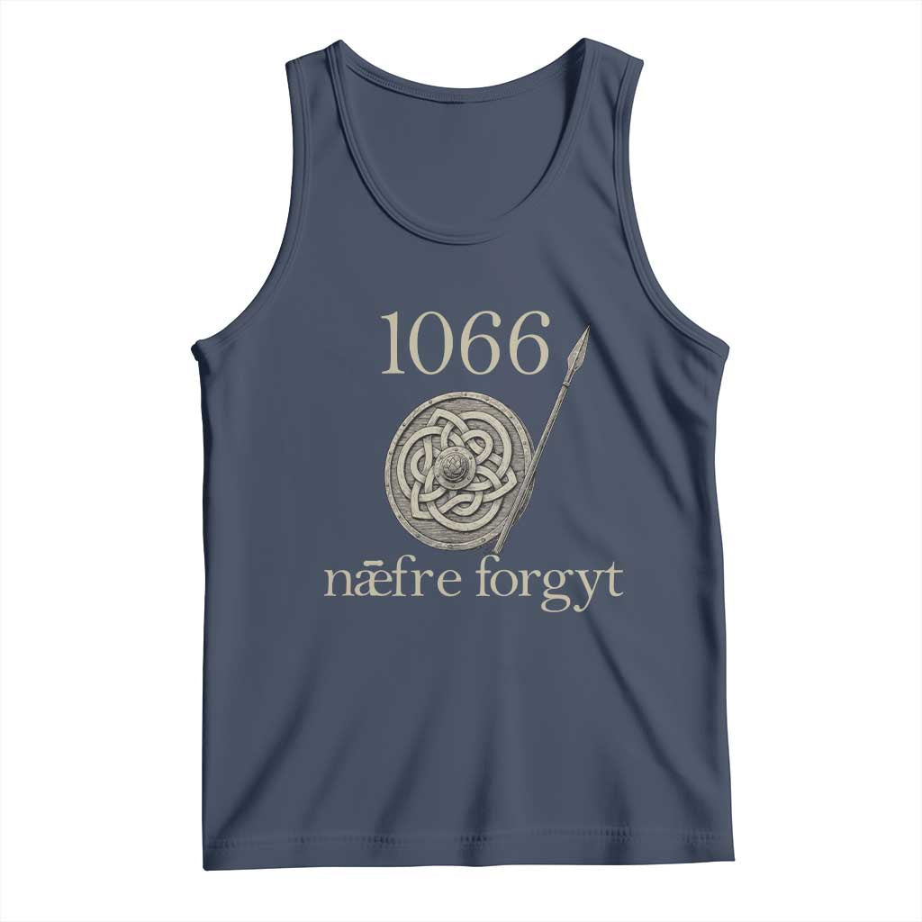 1066 Never Forget Tank Top Battle of Hastings Old English Anglo Saxon Warrior Medieval Shield - Wonder Print Shop
