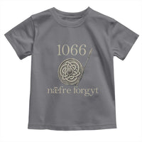 1066 Never Forget Toddler T Shirt Battle of Hastings Old English Anglo Saxon Warrior Medieval Shield - Wonder Print Shop