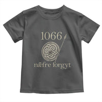 1066 Never Forget Toddler T Shirt Battle of Hastings Old English Anglo Saxon Warrior Medieval Shield - Wonder Print Shop