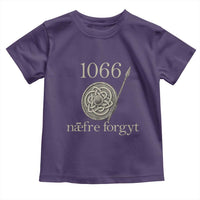 1066 Never Forget Toddler T Shirt Battle of Hastings Old English Anglo Saxon Warrior Medieval Shield - Wonder Print Shop