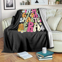 In My 67 Days Smarter Era Throw Blanket Cute Retro 6 7 Days of School Six Seven Meme - Wonder Print Shop