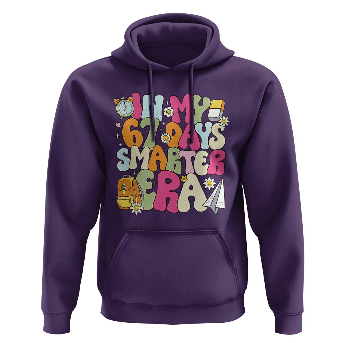 In My 67 Days Smarter Era Hoodie Cute Retro 6 7 Days of School Six Seven Meme - Wonder Print Shop