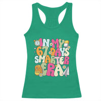 In My 67 Days Smarter Era Racerback Tank Top Cute Retro 6 7 Days of School Six Seven Meme - Wonder Print Shop