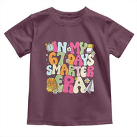 In My 67 Days Smarter Era Toddler T Shirt Cute Retro 6 7 Days of School Six Seven Meme - Wonder Print Shop