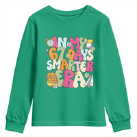 In My 67 Days Smarter Era Youth Sweatshirt Cute Retro 6 7 Days of School Six Seven Meme - Wonder Print Shop