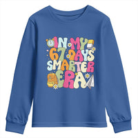 In My 67 Days Smarter Era Youth Sweatshirt Cute Retro 6 7 Days of School Six Seven Meme - Wonder Print Shop