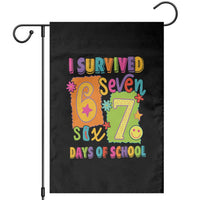 I Survived 67 Days of School Garden Flag Funny 6 7 Six Seven Chaos Survivor for Students Teachers - Wonder Print Shop