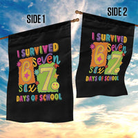 I Survived 67 Days of School Garden Flag Funny 6 7 Six Seven Chaos Survivor for Students Teachers - Wonder Print Shop