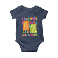 I Survived 67 Days of School Baby Onesie Funny 6 7 Six Seven Chaos Survivor for Students Teachers - Wonder Print Shop